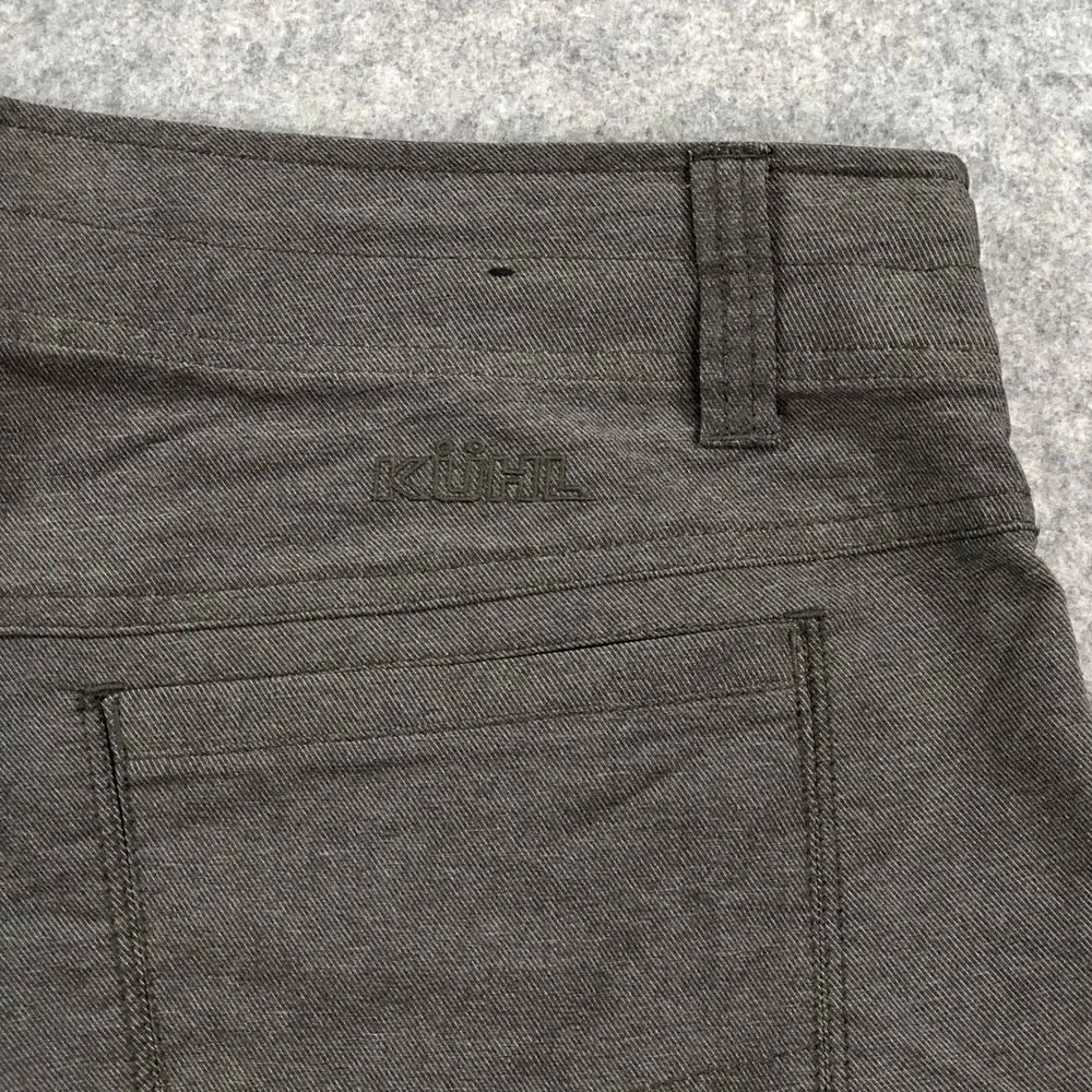 KUHL Mens Amphibia Shorts 36x10 Gray Technical Stretch Hiking Outdoor #5129